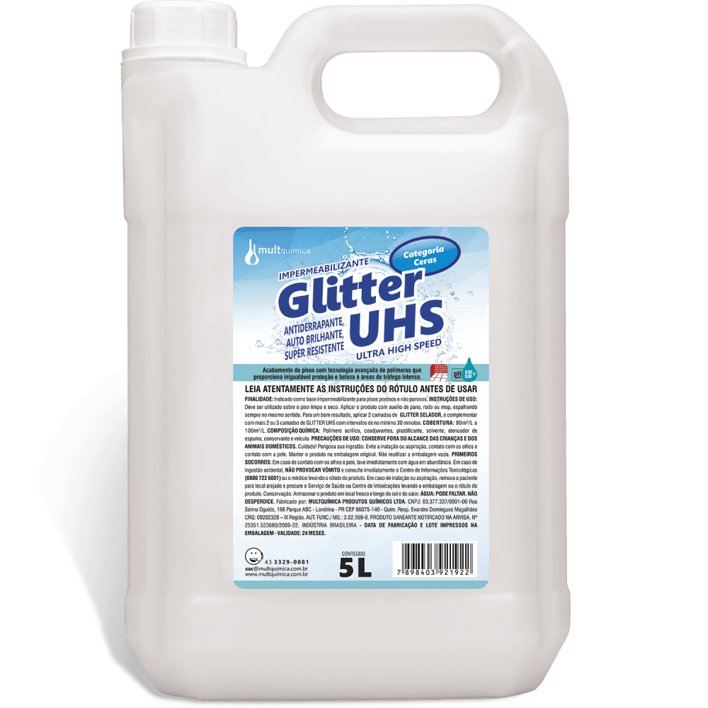 Glitter UHS - Selante, Acabamento e Restaurador Teor de Sólidos: 25%