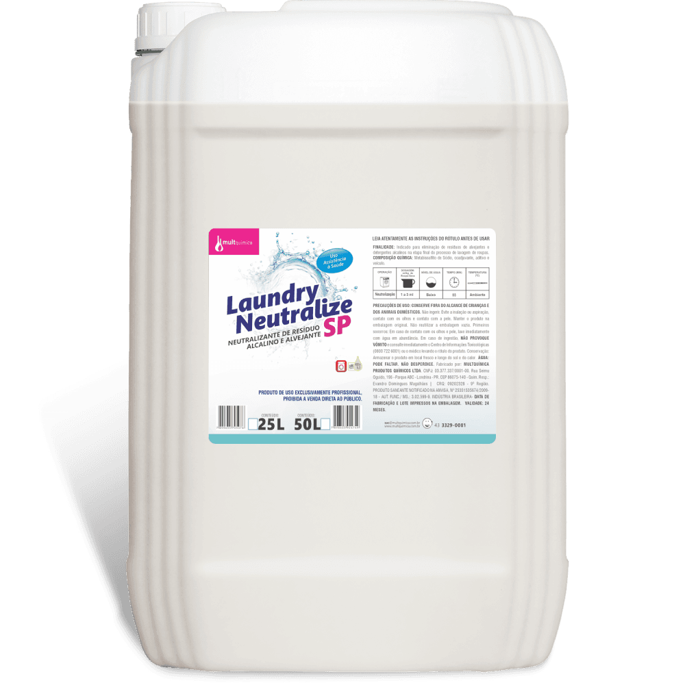 Laundry Neutralize SP - Neutralizante Para Tecidos