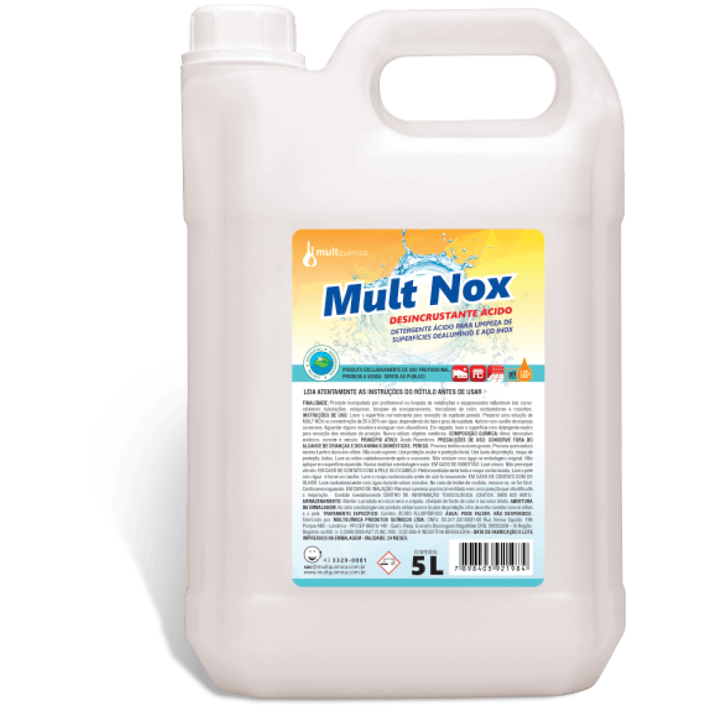 Mult Nox - Desincrustante a Base de Ácido Fluorídrico