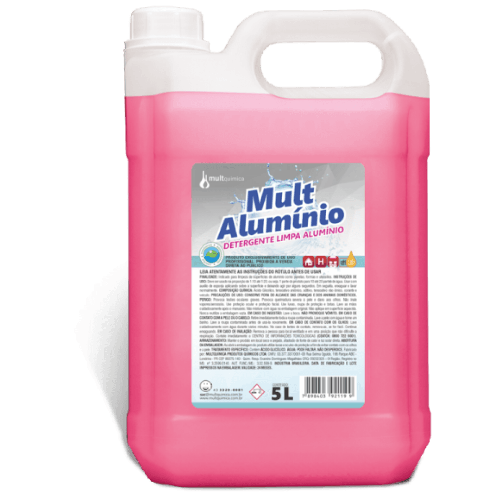 Mult Alumínio - Desincrustante Para Alumínio